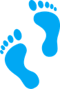 UFP feet blue